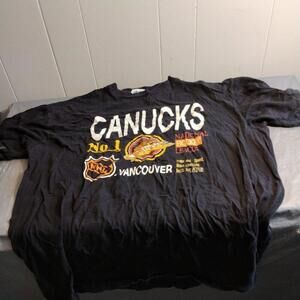 1989 Waves Vancouver Canucks Nhl T Shirt 1980S Shirt